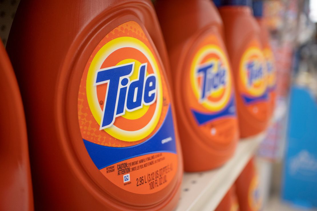 Procter & Gamble has noted an increase in the number of weekly laundry loads in the United States.
