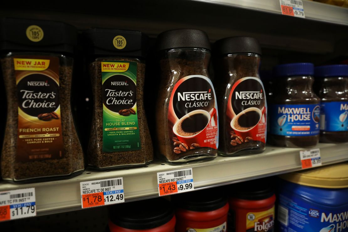 With so many consumers staying home, Nestlé has seen increased demand for Nescafé coffee during the pandemic.