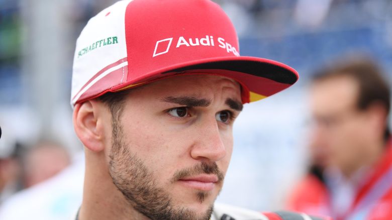 BERLIN, GERMANY - MAY 25: Daniel Abt of Germany and Audi Sport ABT Schaeffler, Audi e-tron FE05 looks on in the Paddock during the 2019 Berlin E-Prix at Tempelhof Airport on May 25, 2019 in Berlin, Germany. (Photo by Oliver Hardt/Getty Images)