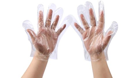Plastic Disposable Gloves, 500-count