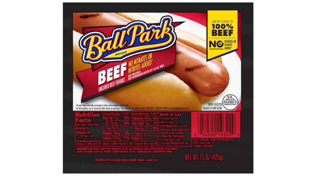 Ball Park Beef Franks, 8-count