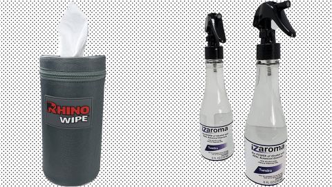 70% Alcohol All Purpose Multi-Surface Alcohol Based Cleaner 3-Pack and Rhino Wipe Tote System