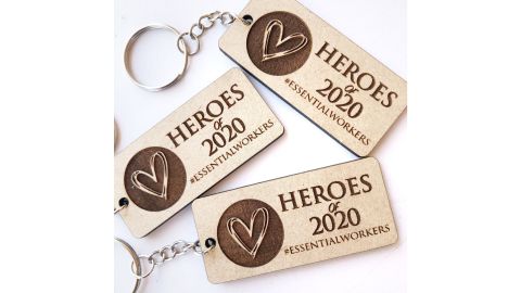 Heroes of 2020 Keychain