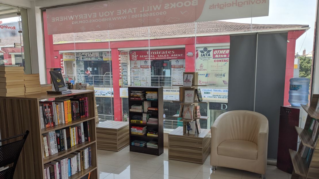 The Roving Height bookstore is also used for small events like book readings 