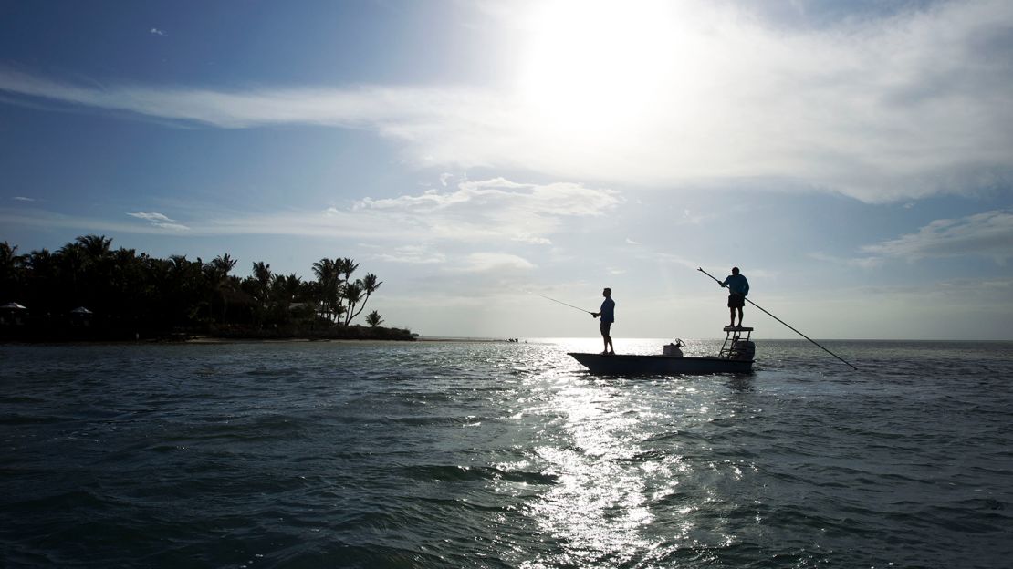 Fishing is one of the activites on offer at Little Palm Island Resort.