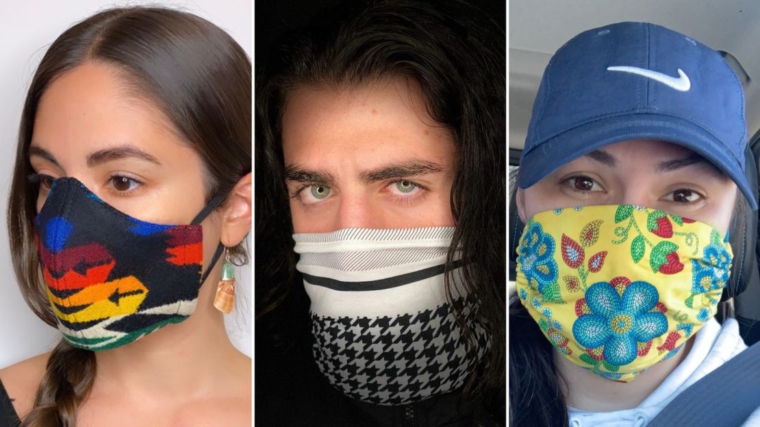 Face masks can turn into a statement. 