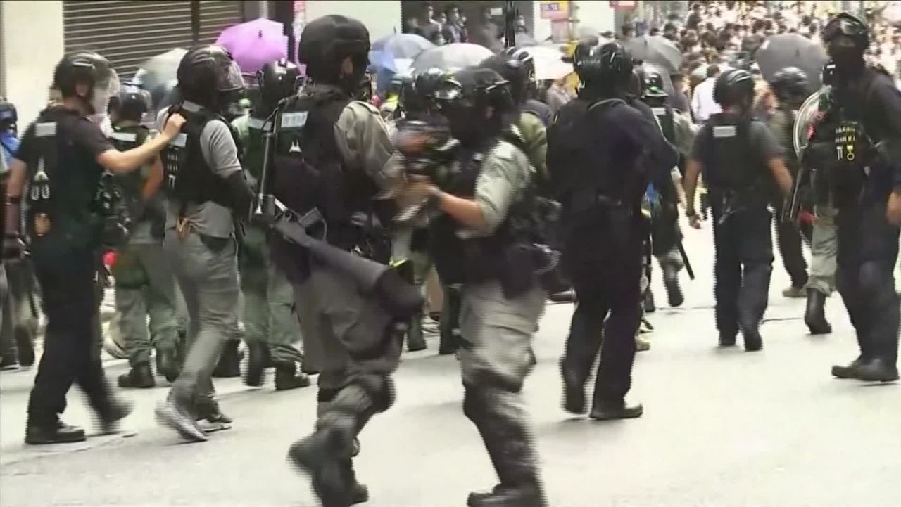 Hong Kong protest national anthem