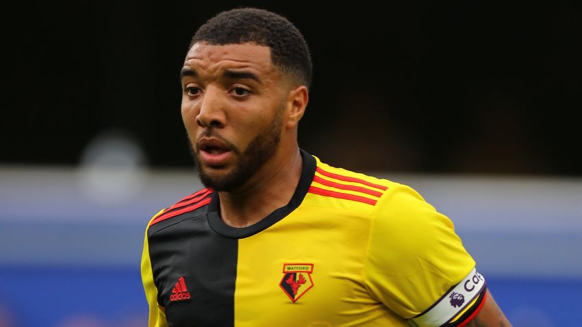 LONDON, ENGLAND - JULY 27: Troy Deeney of Watford in action during the Pre-Season Friendly match between QPR and Watford at The Kiyan Prince Foundation Stadium on July 27, 2019 in London, England. (Photo by Richard Heathcote/Getty Images)