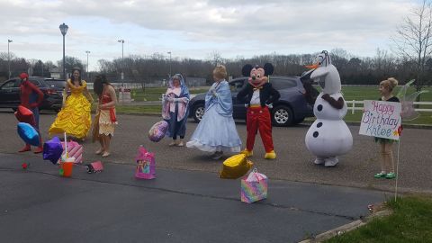Khloe Sudol's Disney-themed birthday parade