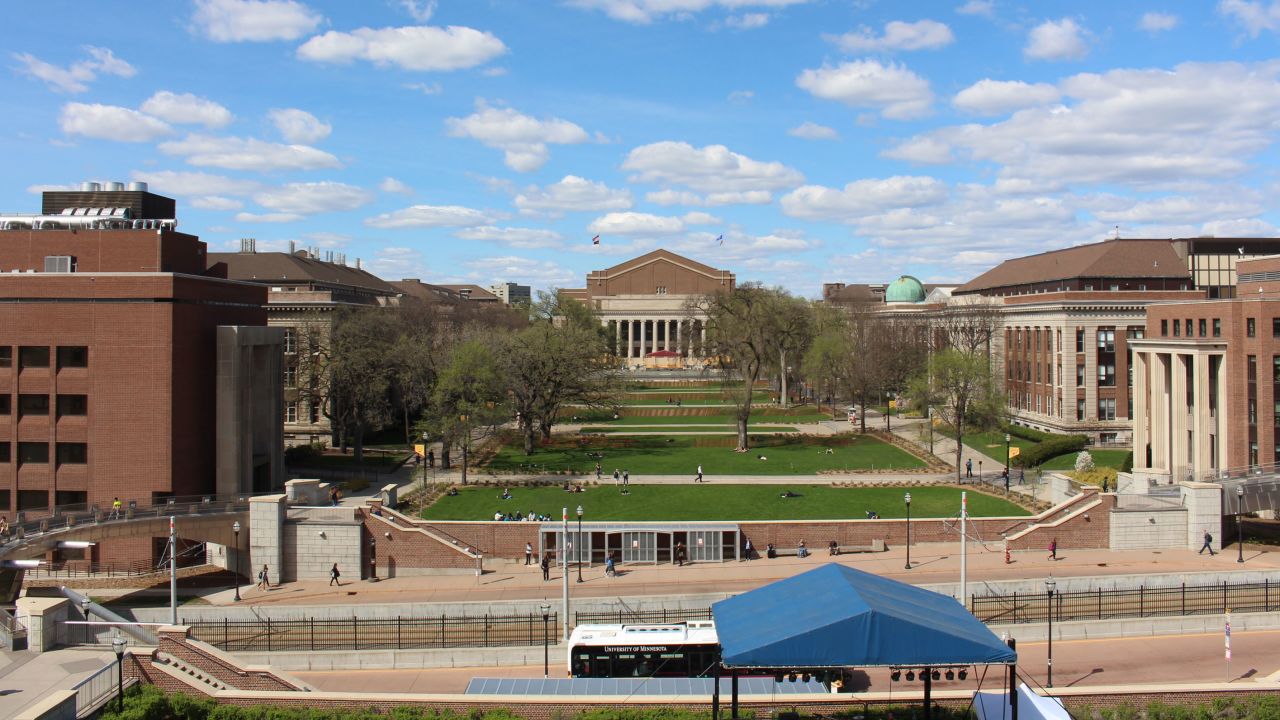 A view of University of Minnesota is seen in Minneapolis in 2017.