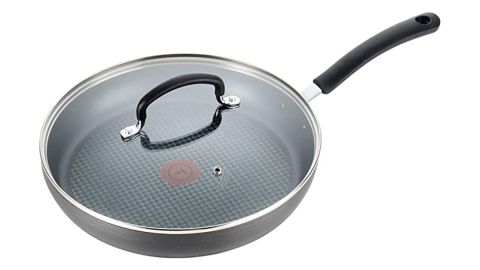 T-fal E76597 Ultimate Hard Anodized Nonstick Fry Pan with Lid