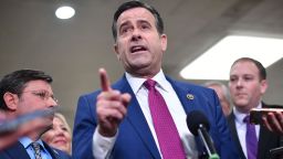 Rep. John Ratcliffe, R-TX, speaks to the press at the US Capitol in Washington, DC on January 27, 2020. 