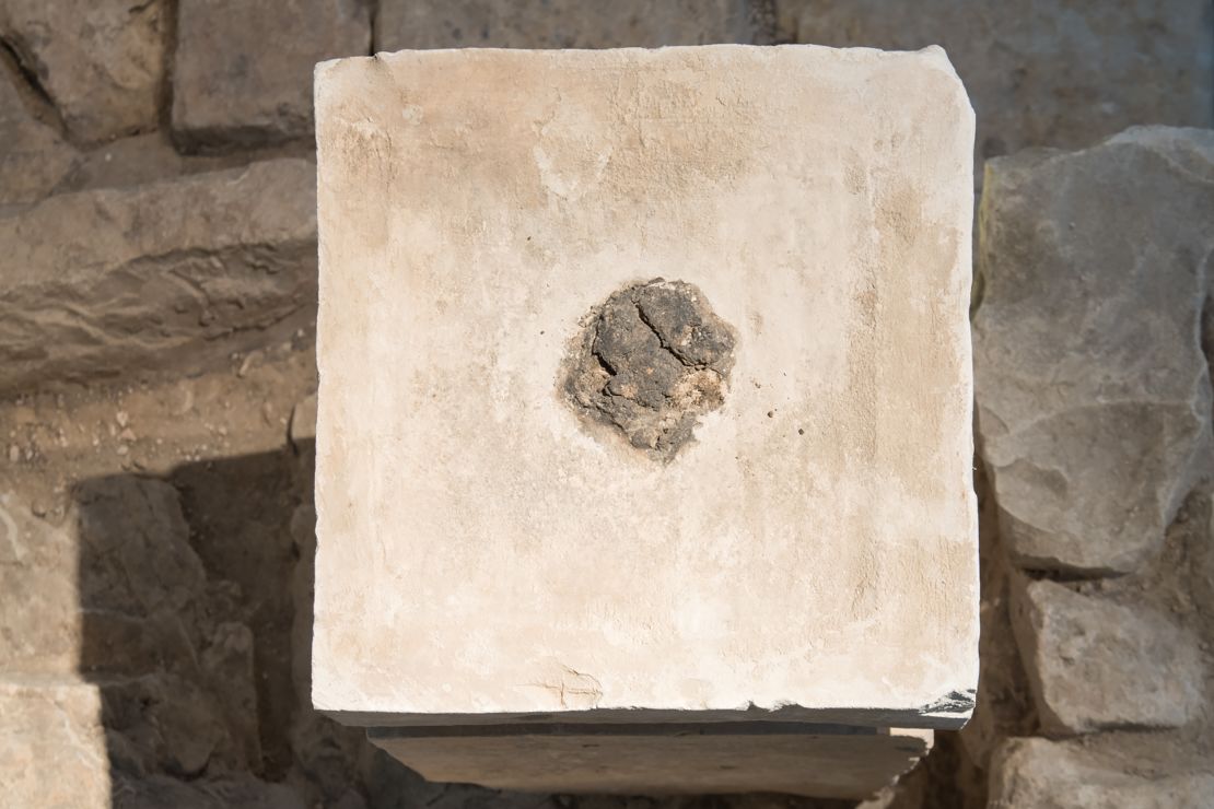 Frankincense and animal fat were discovered atop the big altar of the shrine.