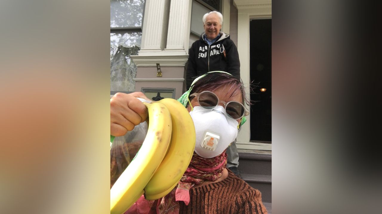 Andra in San Francisco shares delivering groceries to her elderly friend with the California Historical Society as what coronavirus was to her. 