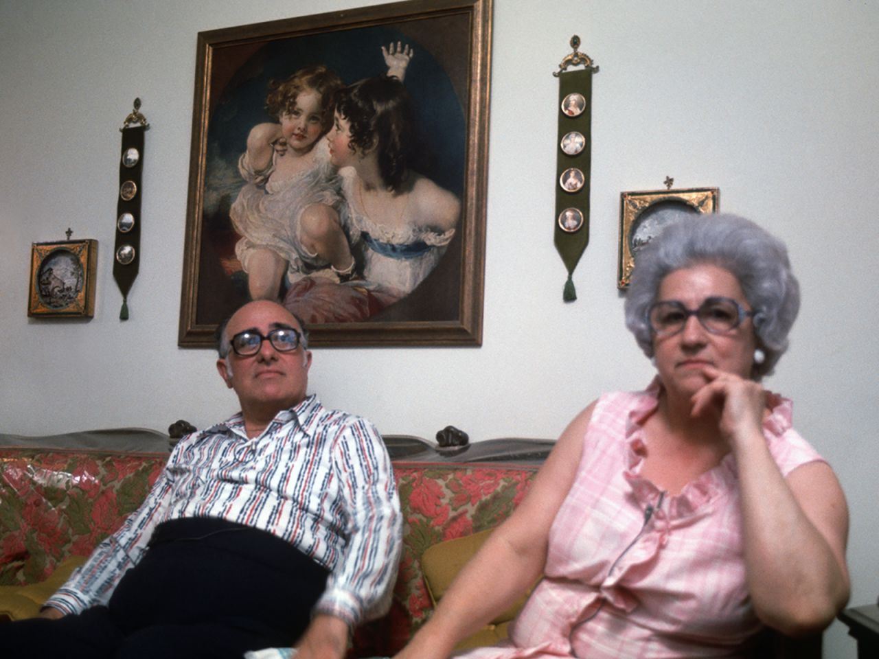 Film director Martin Scorsese's parents in his short film, "Italianamerican."