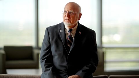 In this June 28, 2018, file photo, Dr. Robert Redfield Jr., director of the Centers for Disease Control and Prevention, poses at the agency's headquarters in Atlanta.