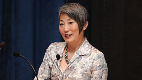 Lisa Nakamura is the director of the Digital Studies Institute at the University of Michigan, and has studied feminist theory and digital media theory.