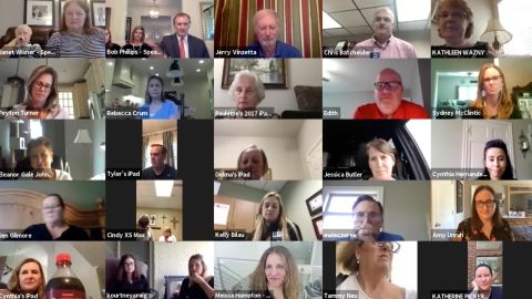 Nearly 100 friends and family members logged on Zoom from all over the country for Donald Truett Phillips' memorial service.