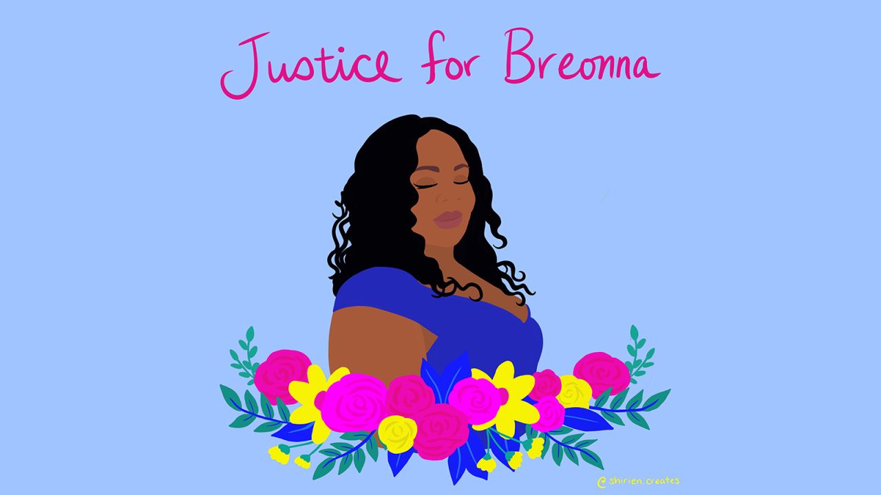 "Justice for Breonna" by Shirien Damra