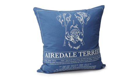 Dog Blueprint Pillow