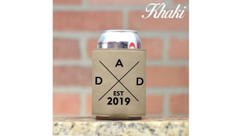 BRVOglass Dad Established Can Cooler