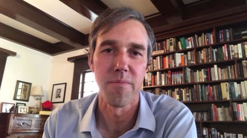 Former US Rep. Beto O'Rourke of Texas, a former presidential candidate, urges voters to attend this week's virtual Texas Democratic Convention on the state Democratic Party's Facebook page.