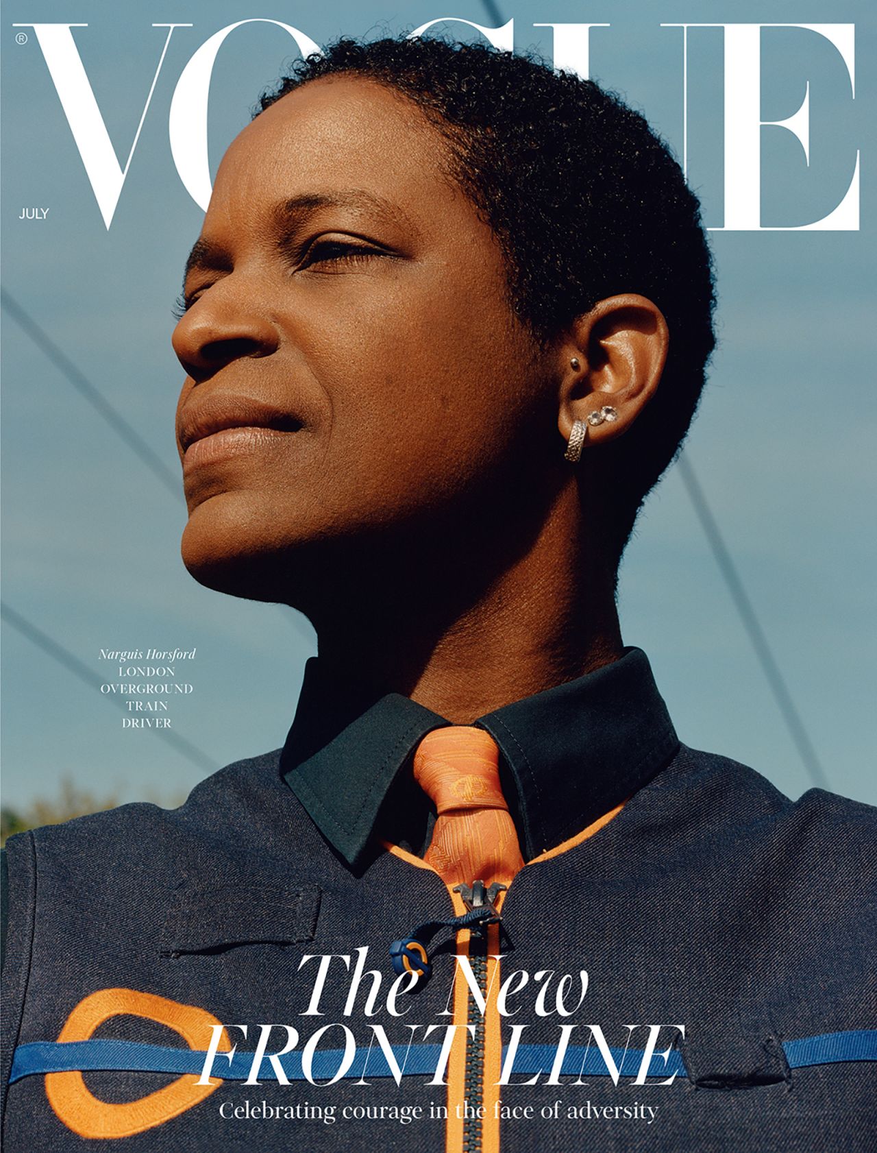 British Vogue editor-in-chief Edward Enninful put a community midwife, a train driver and a supermarket worker on the cover of the magazine's July 2020 issue.