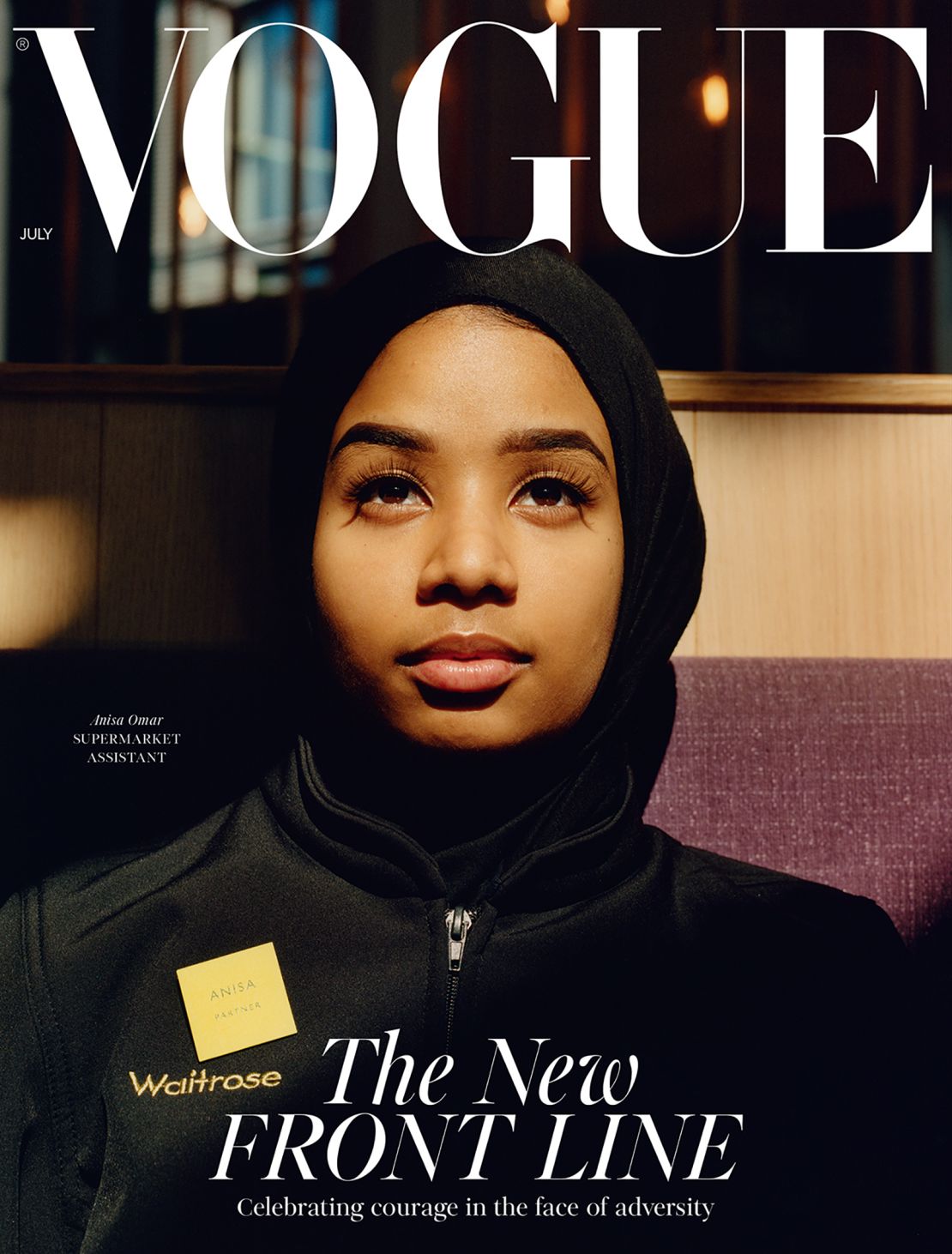Anisa Omar told the magazine that the pandemic had changed the way her job was perceived.