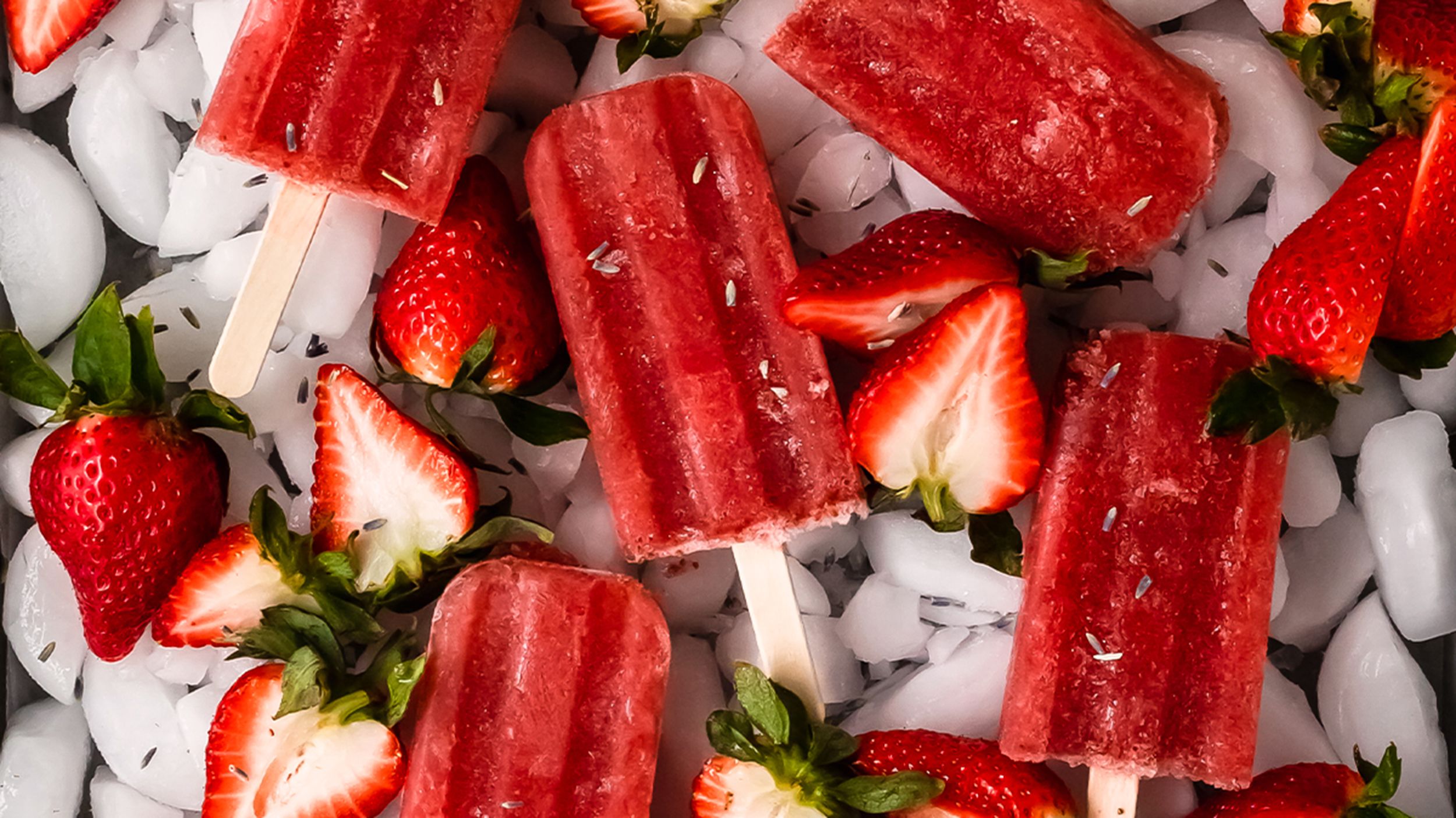 Frozen Popsicle Molds Ice Cream Pop Maker Freezer Tray Fruit with Sticks Summer