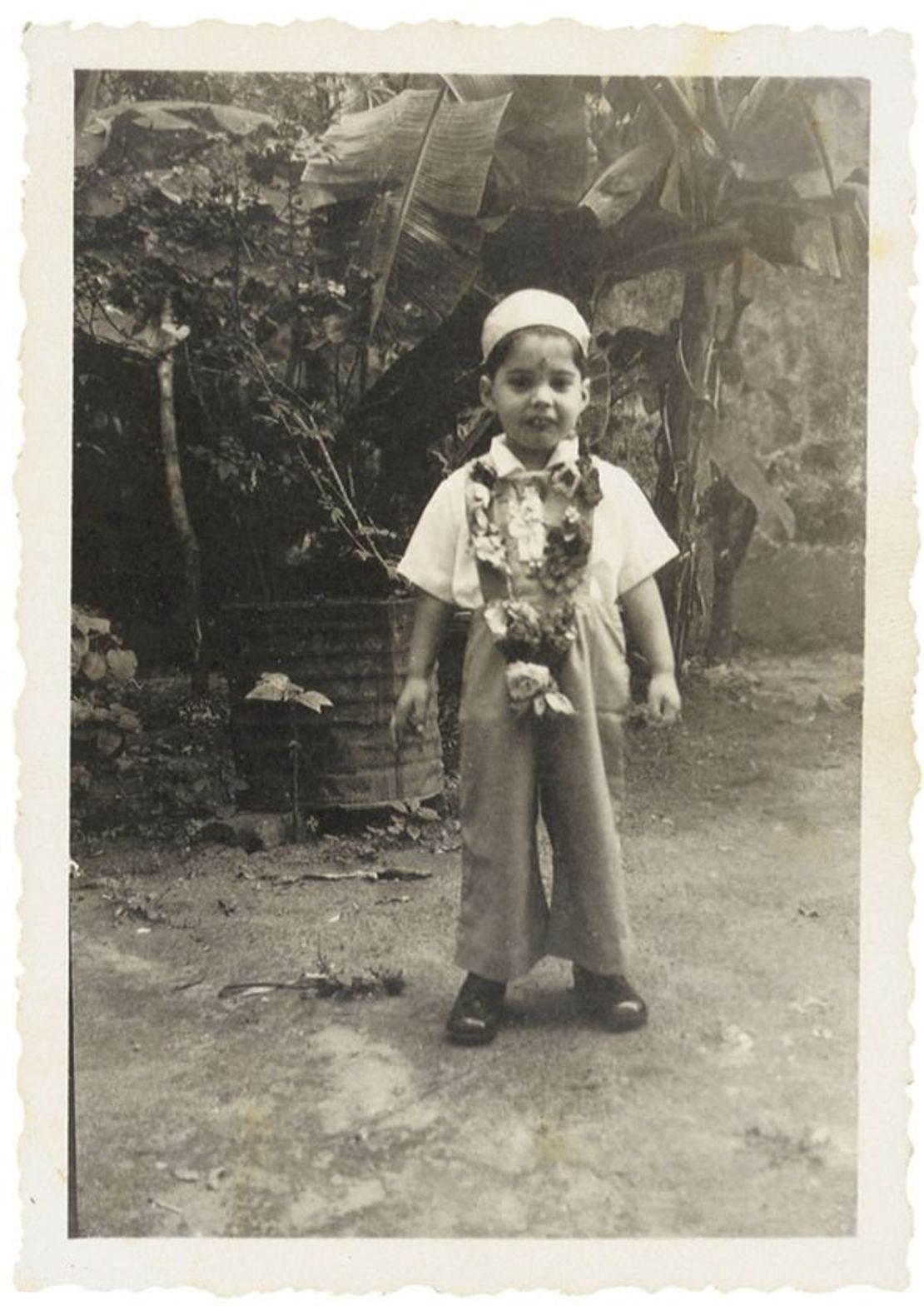 This photo, showing Freddie Mercury on his 4th birthday in Zanzibar, is one of the rare childhood pictures on display in the museum.