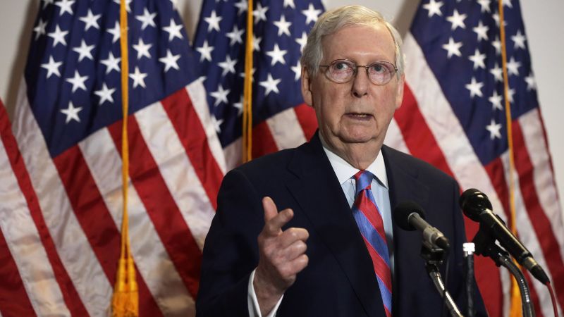 McConnell formally unveils $1 trillion Senate GOP stimulus proposal: ‘The American people need more help’ | CNN Politics