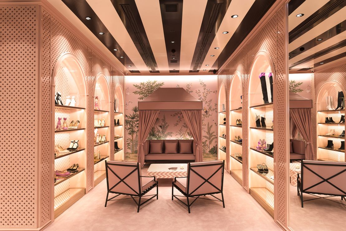 An Aquazzura store in Sao Paulo, Brazil. "I've always believed in brick-and-mortar retail," said Edgardo Osorio, founder of the Italian shoe brand. "You need these boutiques, these flagships or these physical showrooms in the major locations around the world."