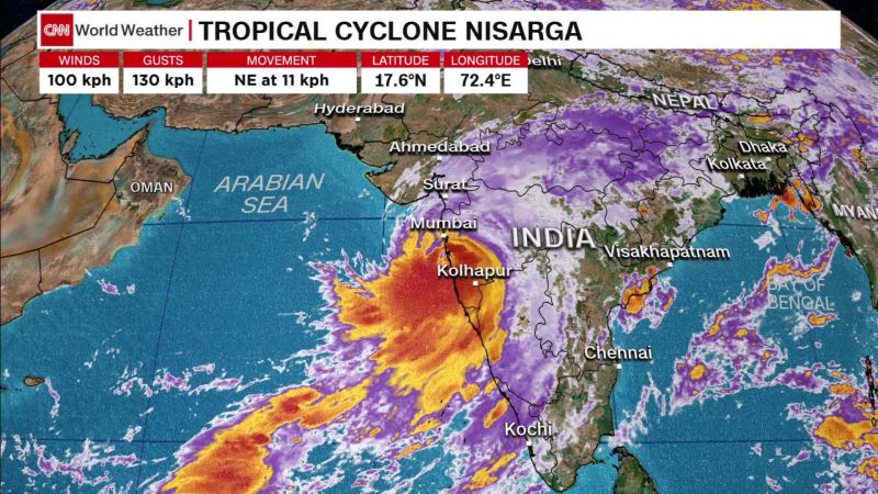 Cyclone Nisarga Makes Landfall In India | CNN