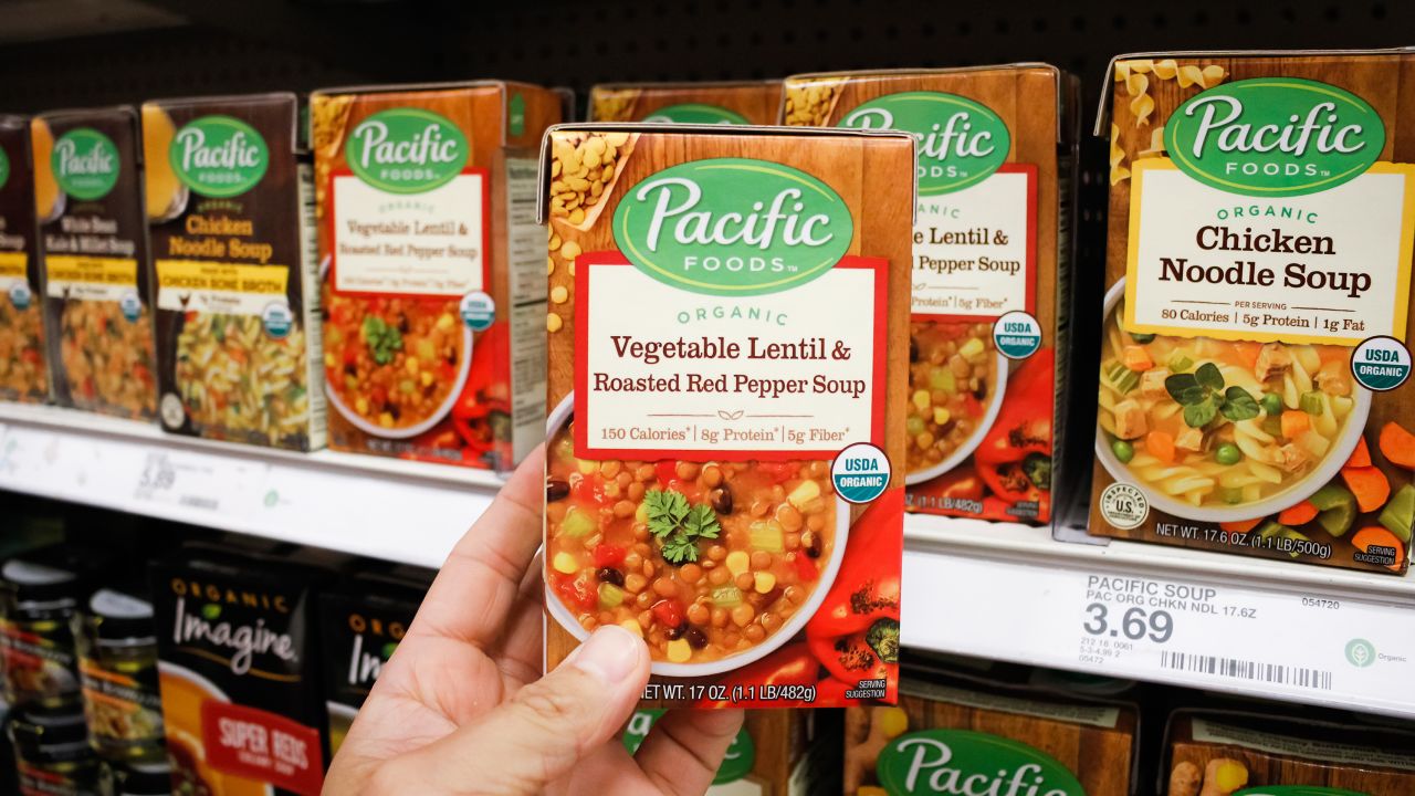 Sales of Campbell's other products, like Pacific, have also grown.