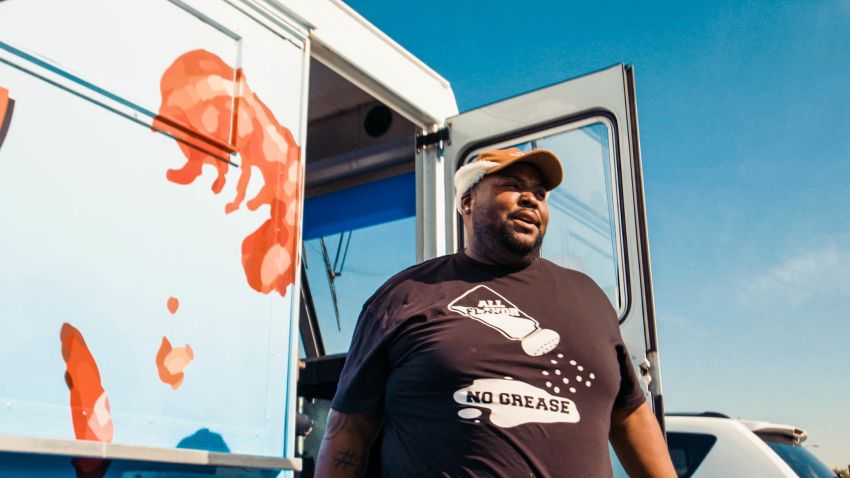 Keith Garrett went from selling drugs to selling tacos, burritos and quesadillas at his food truck, All Flavor, No Grease.