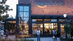 An Amazon Books store is pictured on November 4, 2015 in Seattle, Washington. 