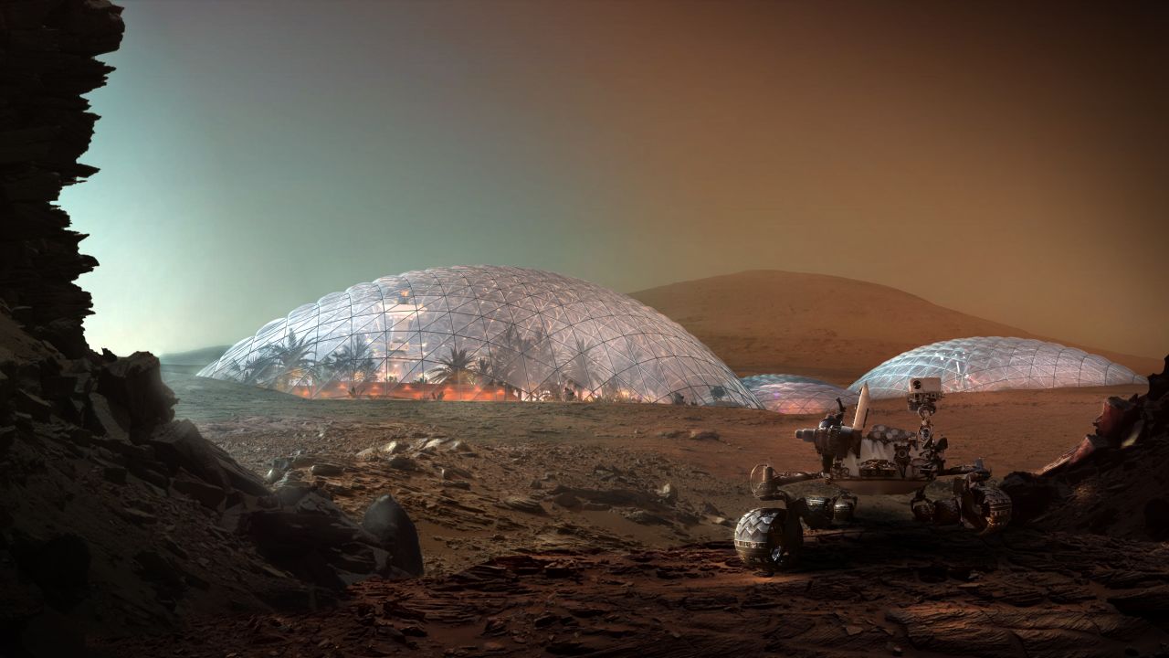 Architects Bjarke Ingels Group (BIG) have designed a prototype of a city for humans to live on Mars, and then adapted the design for the Emirati desert.