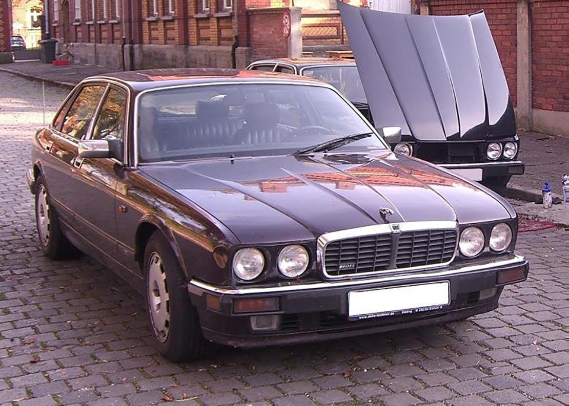 Police say this Jaguar car was originally registered in the suspect's name but the day after Madeleine's disappearance, the car was re-registered to someone else in Germany.
