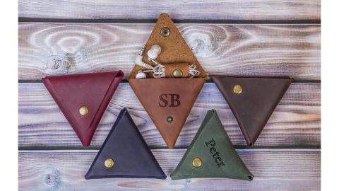Leather Earphone Holder