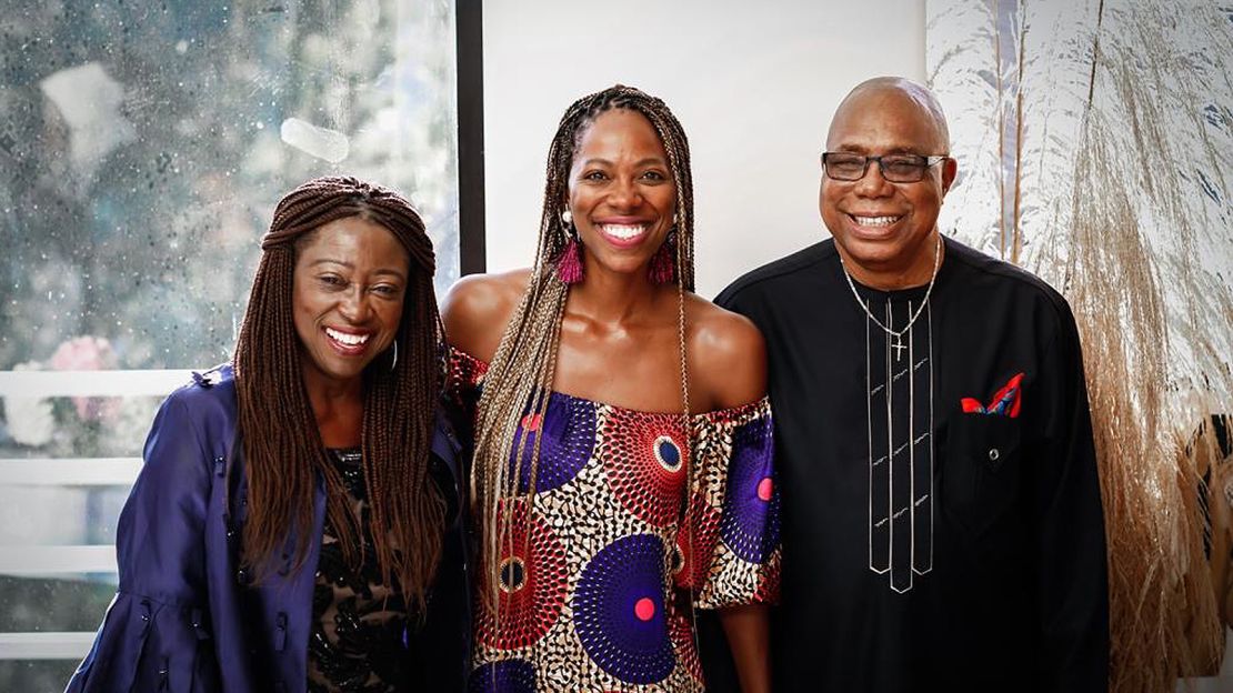 Yvonne Orji with her parents