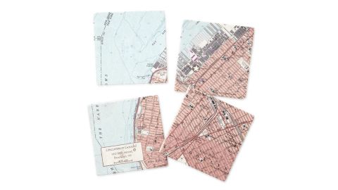 Custom Map Coaster Set