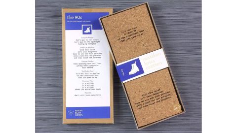 The 90s Mistaken Lyrics Coasters