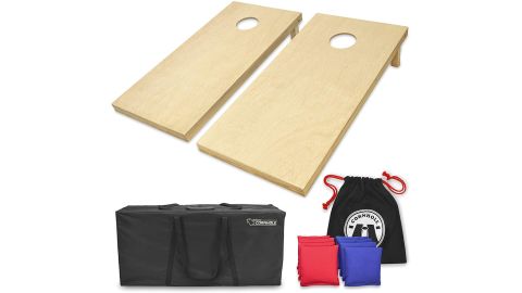 GoSports Solid Wood Premium Cornhole Set