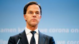 Dutch Prime Minister Mark Rutte speaks during a press conference following a cabinet meeting of the COVID-19 outbreak, in The Hague, on March 31, 2020. - The cabinet has decided how to proceed with the strict measures to fight against the novel coronavirus until 28 April, 2020. (Photo by Bart MAAT / ANP / AFP) / Netherlands OUT (Photo by BART MAAT/ANP/AFP via Getty Images)