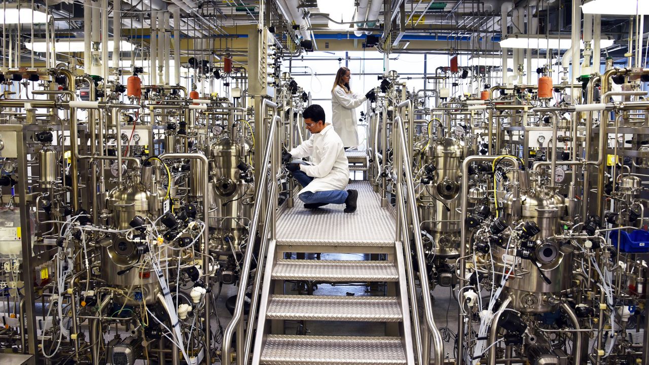At Regeneron, teams are taking pandemic precautions, working in shifts and testing regularly for Covid-19.