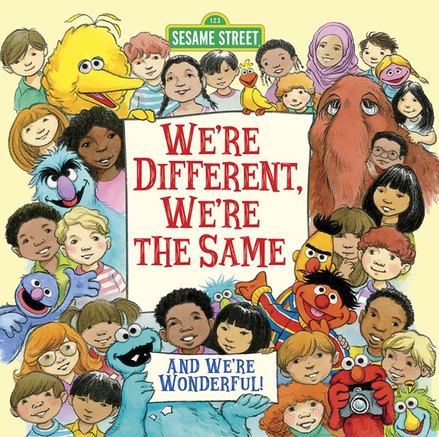 Elmo, Bird Bird, Bert and Ernie and the rest of the Sesame Street gang explain that "We're Different, We're the Same," in the 1992 classic by Bobbi Kates now topping the Amazon children's best seller list. 
