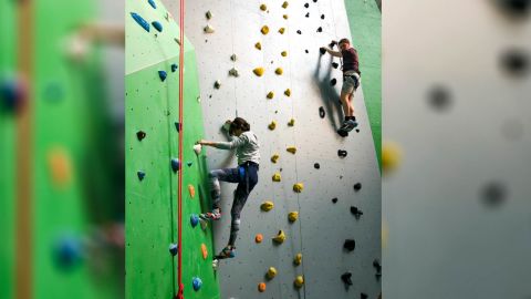 Clymb has the world's largest indoor climbing wall. 
