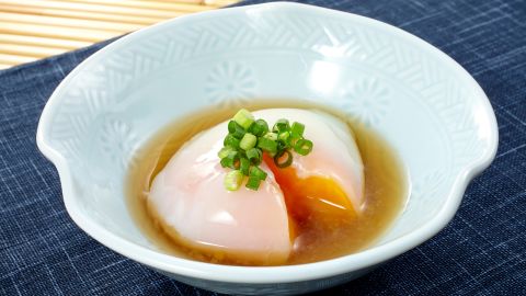 <strong>Onsen tamago</strong>: When an egg takes a Japanese bath, the result is silky and custardy, to be enjoyed on its own, with soy-dashi broth or as part of another dish such as ramen.