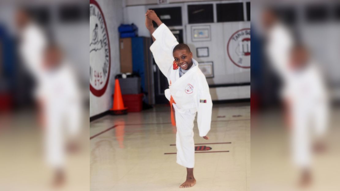 Jeffrey Wall started taking karate at 6 years old.
