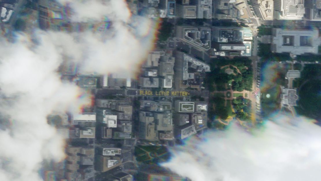 The satellite photo.